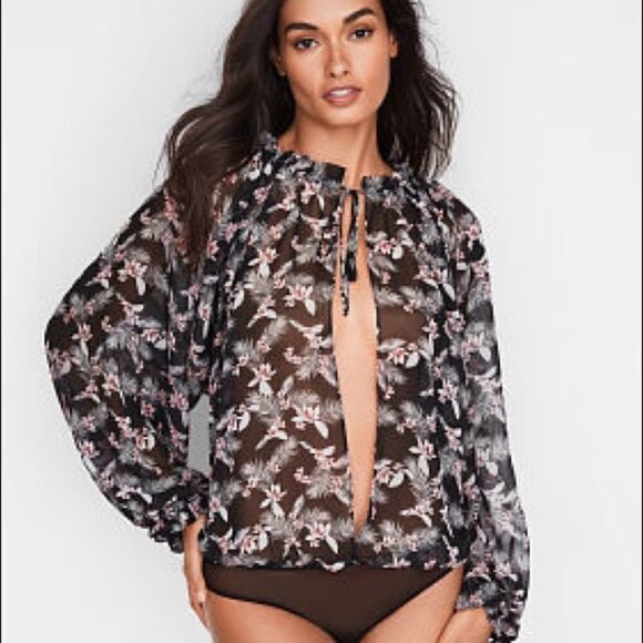 🔥 Victoria Secret VERY SEXY
Chiffon Bodysuit Sz Xsmall new - Picture 2 of 13